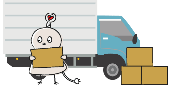 新しい住所でサービス開始